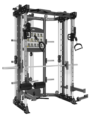 Многофункциональный силовой комплекс нагружаемый дисками профессиональный BRONZE GYM TRUCK